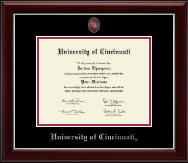 University of Cincinnati diploma frame - Masterpiece Medallion Diploma Frame in Gallery Silver