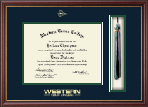 Western Texas College Tassel Edition Diploma Frame in Newport