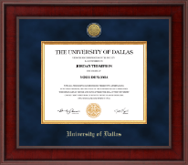 University of Dallas diploma frame - Presidential Gold Engraved Diploma Frame in Jefferson