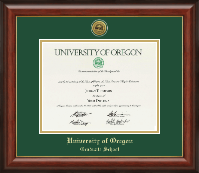 University of Oregon diploma frame - Gold Engraved Medallion Diploma Frame in Lancaster