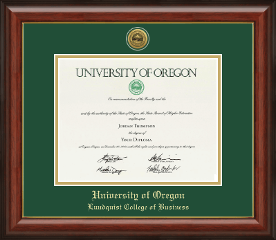 University of Oregon diploma frame - Gold Engraved Medallion Diploma Frame in Lancaster