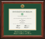University of Oregon diploma frame - Gold Engraved Medallion Diploma Frame in Lancaster