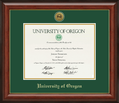 University of Oregon diploma frame - Gold Engraved Medallion Diploma Frame in Lancaster