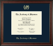 The Academy @ Shawnee in Kentucky Gold Embossed Diploma Frame in Studio