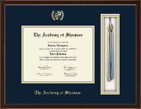The Academy @ Shawnee in Kentucky Tassel Edition Diploma Frame in Delta