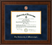 The University of Mississippi Presidential Masterpiece Diploma Frame in Madison