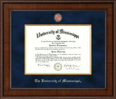 The University of Mississippi diploma frame - Presidential Masterpiece Diploma Frame in Madison
