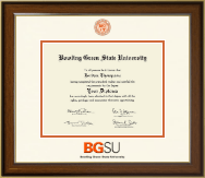 Bowling Green State University Dimensions Diploma Frame in Westwood