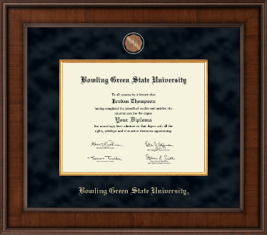 Bowling Green State University diploma frame - Presidential Masterpiece Diploma Frame in Madison