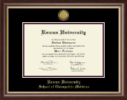 Rowan University diploma frame - Gold Engraved Medallion Diploma Frame in Hampshire