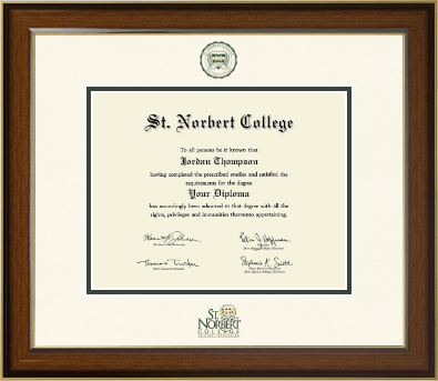 St. Norbert College diploma frame - Dimensions Diploma Frame in Westwood