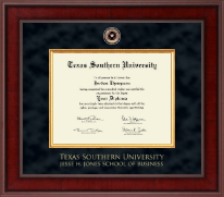 Texas Southern University Presidential Masterpiece Diploma Frame in Jefferson