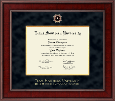 Texas Southern University diploma frame - Presidential Masterpiece Diploma Frame in Jefferson