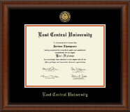 East Central University diploma frame - Gold Engraved Medallion Diploma Frame in Austin