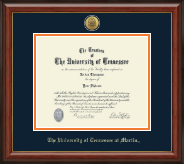 The University of Tennessee Martin Gold Engraved Medallion Diploma Frame in Lancaster