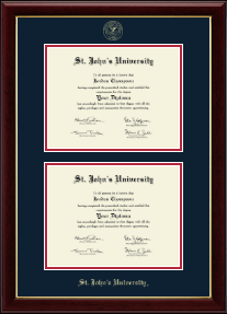 Double Diploma Frame