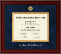 East Texas Baptist University diploma frame - Presidential Gold Engraved Diploma Frame in Jefferson
