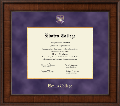 Elmira College diploma frame - Presidential Masterpiece Diploma Frame in Madison
