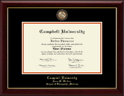 Campbell University Masterpiece Medallion Diploma Frame in Gallery