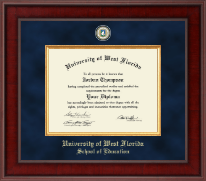 University of West Florida diploma frame - Presidential Masterpiece Diploma Frame in Jefferson