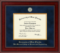 University of West Florida diploma frame - Presidential Masterpiece Diploma Frame in Jefferson