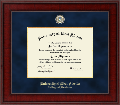 University of West Florida diploma frame - Presidential Masterpiece Diploma Frame in Jefferson