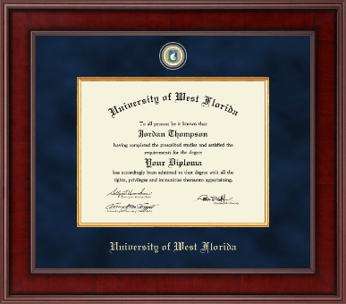 University of West Florida diploma frame - Presidential Masterpiece Diploma Frame in Jefferson