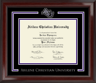 Abilene Christian University diploma frame - Spirit Medallion Diploma Frame in Encore