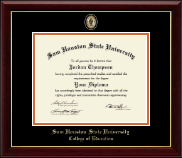 Sam Houston State University diploma frame - Masterpiece Medallion Diploma Frame in Gallery