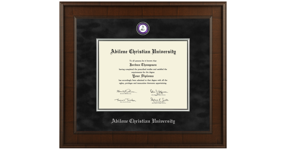 Abilene Christian University Diploma Frame | Church Hill Classics