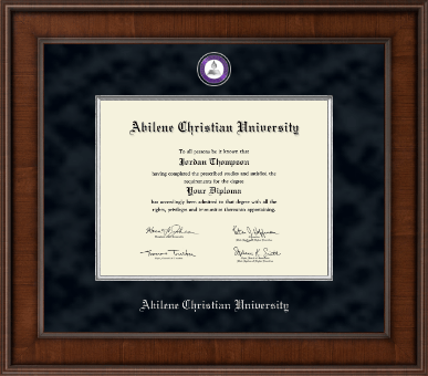 Abilene Christian University diploma frame - Presidential Masterpiece Diploma Frame in Madison