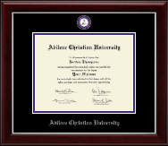 Abilene Christian University Masterpiece Medallion Diploma Frame in Gallery Silver