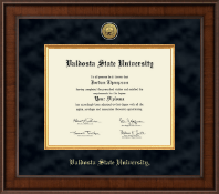 Valdosta State University Presidential Gold Engraved Diploma Frame in Madison