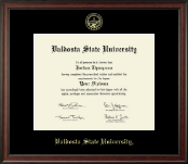 Valdosta State University diploma frame - Gold Embossed Diploma Frame in Studio