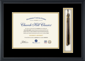 Tassel & Cord Diploma Frame