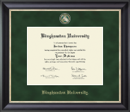 Binghamton University Regal Edition Diploma Frame in Noir