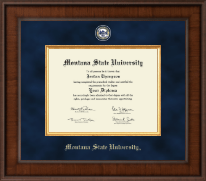 Montana State University Bozeman Presidential Masterpiece Diploma Frame in Madison