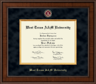West Texas A&M University Presidential Masterpiece Diploma Frame in Madison