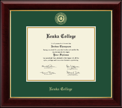Keuka College diploma frame - Gold Embossed Diploma Frame in Gallery
