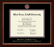 West Texas A&M University diploma frame - Masterpiece Medallion Diploma Frame in Murano