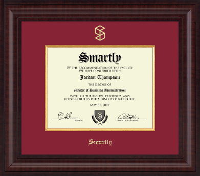 Smartly diploma frame - Presidential Edition Diploma Frame in Premier