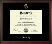 Smartly diploma frame - Gold Embossed Diploma Frame in Studio