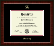 Smartly diploma frame - Gold Embossed Diploma Frame in Murano
