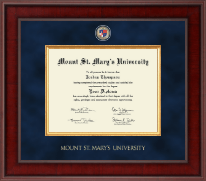 Mount St. Mary's University diploma frame - Presidential Masterpiece Diploma Frame in Jefferson