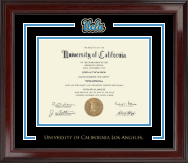 University of California Los Angeles Spirit Medallion Diploma Frame in Encore