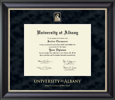 University at Albany State University of New York diploma frame - Regal Edition Diploma Frame in Noir