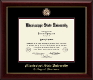 Mississippi State University diploma frame - Masterpiece Medallion Diploma Frame in Gallery