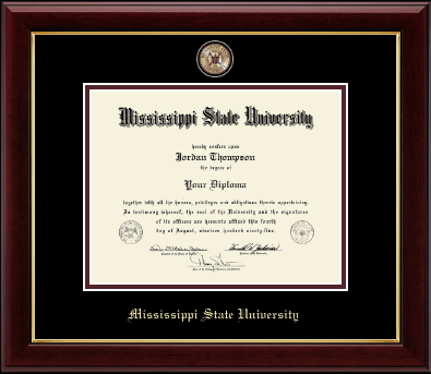 Mississippi State University diploma frame - Masterpiece Medallion Diploma Frame in Gallery