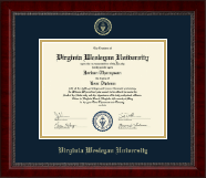 Virginia Wesleyan University diploma frame - Gold Embossed Diploma Frame in Sutton