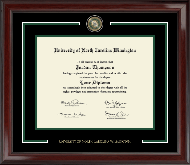 University of North Carolina Wilmington diploma frame - Showcase Edition Diploma Frame in Encore
